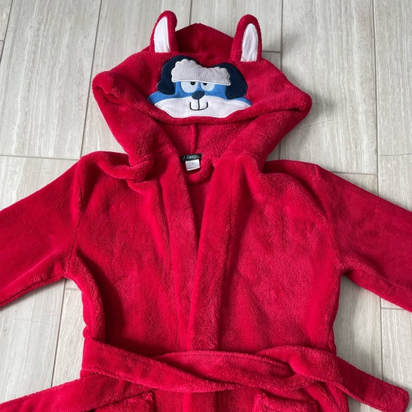 PL sleep Red Dog robe, size 7 - Picture 2 of 7